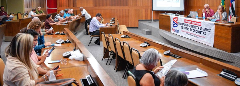 Sindsalem convoca servidores para Assembleia dia 12/3