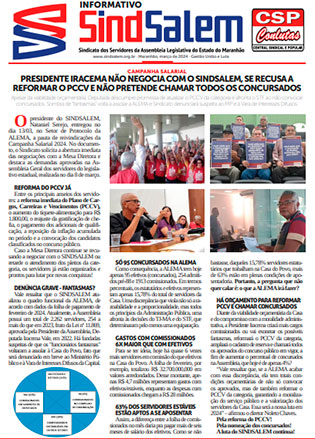 Jornal Sindsalem - Ano 10 - N 28