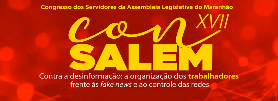 XVII Consalem ser� nos dias 22, 23 e 24 de outubro