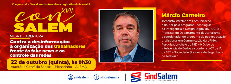 XVII Consalem: primeiro palestrante confirmado